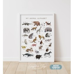 Animal Alphabet - Printable