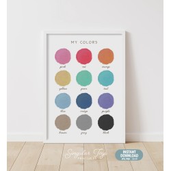 My Colors Printable